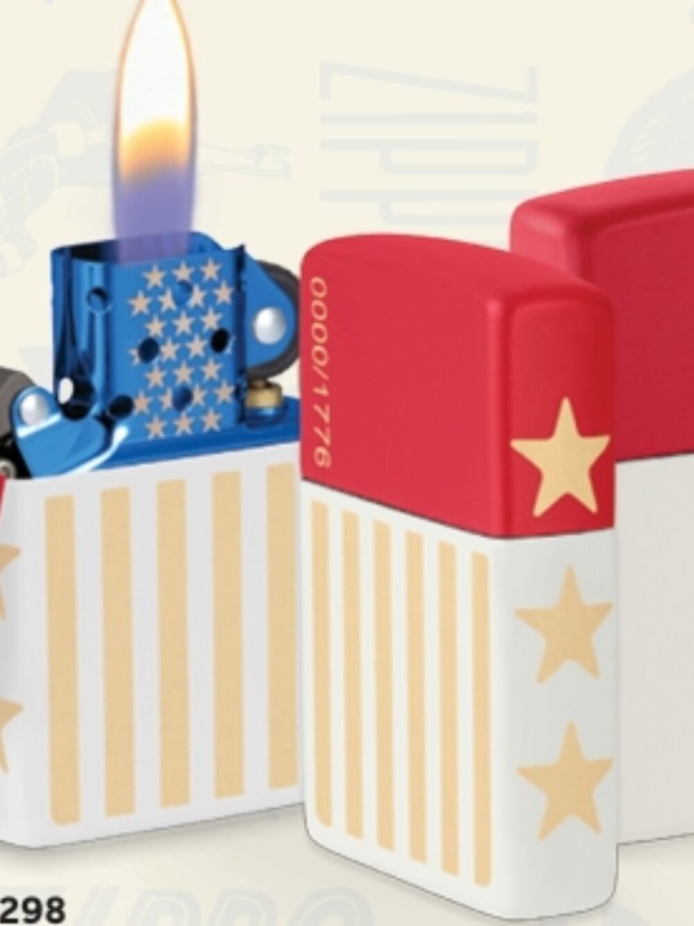 Limited Edition USA 250th Anniversary Zippo Lighter Only 1776 Made